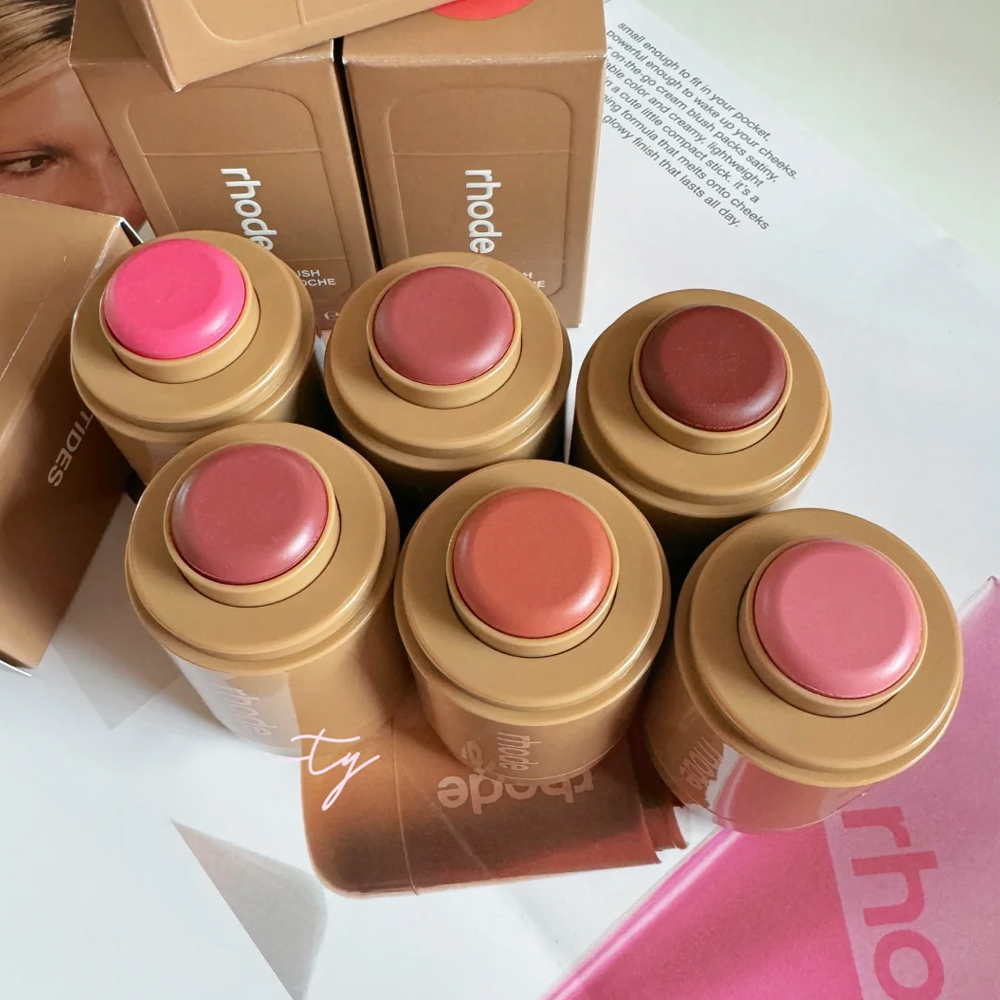 RHODE Blush Original Rhode New Lip Balm Phone Case Lip Gloss Moisturizing Liquid Lipstick Tpowder Blusher Lip Glaze With Box Girl Woman Gift 2025