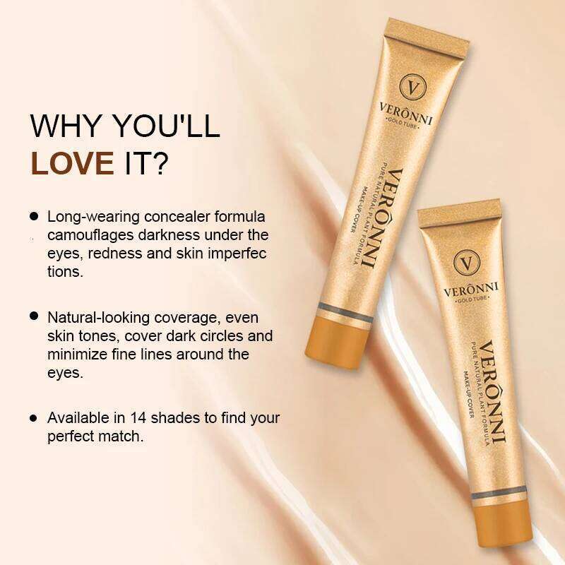 Long-lasting waterproof and sweatproof concealer with natural nude Maquiagem Liquid Concealer Beauty Face Cosmetics Makeup Base X2507