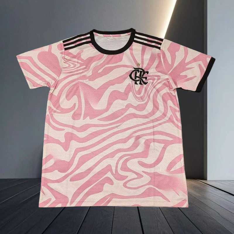 2025 New Flamengo football sports T-shirt 3D short-sleeved mens and womens casual T-shirt breathable and quick-drying z2507016592