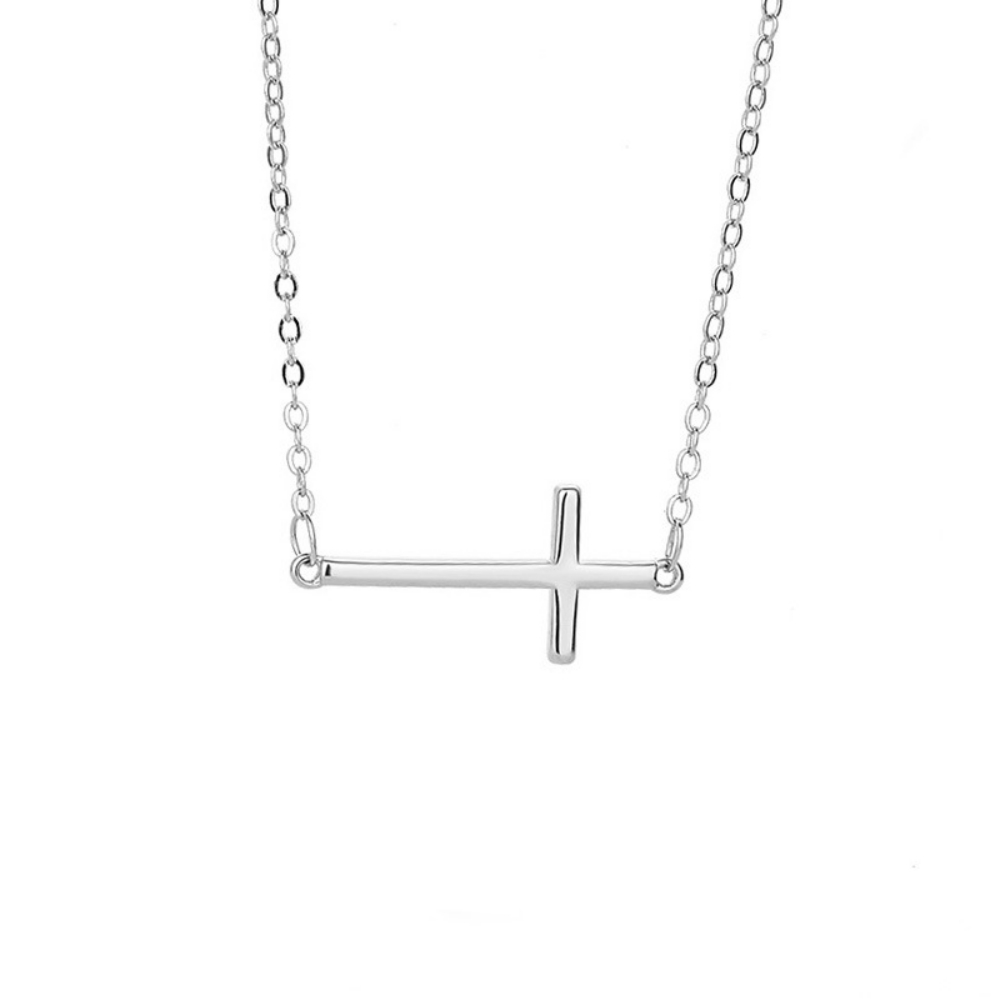 30PCS Stainless Steel Christian Cross Pendant Necklaces Simple Cool Faith Religious Orthodox Jesus Cross Chain Choker for Women Girls