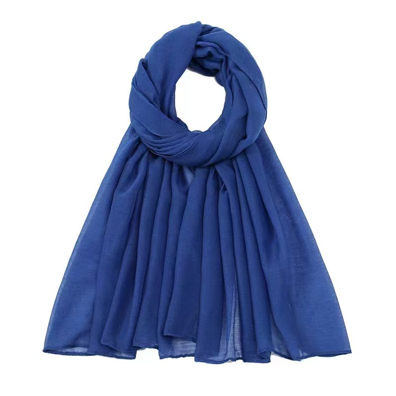 T1101 solid color scarf for women solid color shawl ladies headscarf single color sunscreen scarf thin
