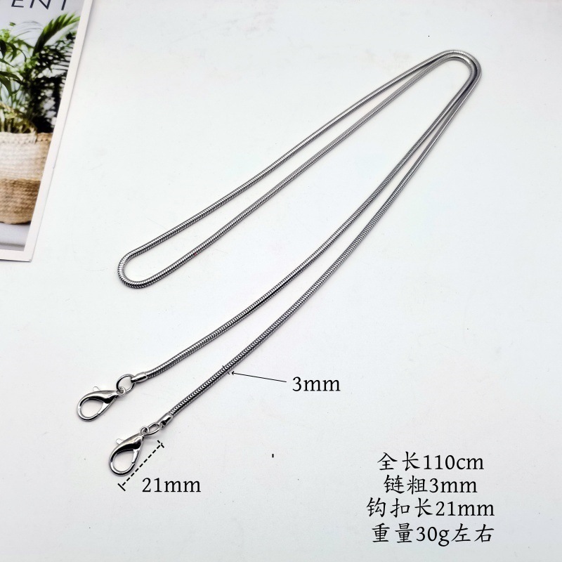 Snake Bone Chain Bag Chain Phone Bag Chain Shoulder Crossbody Bag Strap Metal Chain Bag Accessories