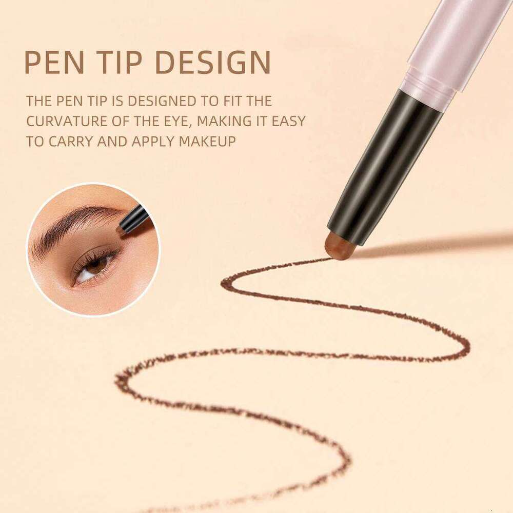 QIBEST Pearlescent Silkworm Waterproof Eyeshadow Pencil Glitter Matte Nude Gold Eye Shadow Pen Pigment Cosmetics X250701
