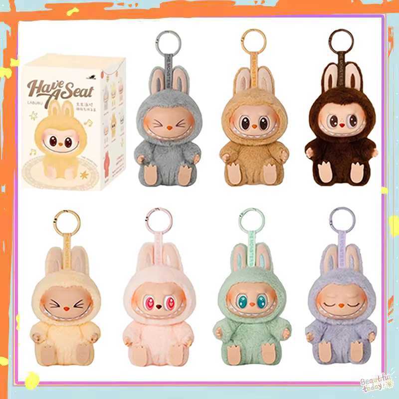 Anime Figure Labbubu Vinyl Pendant Doll Model Toy Cute Monster Keychain Toys Birthday Gifts V250701