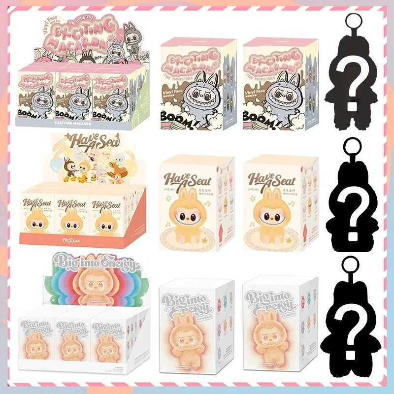 For Lafufu V1 V2 V3 The Big Into Energy Series Vinyl Pendant Blind Box Kawaii Figure Face Doll Keychain Decor Gift Toys V250701