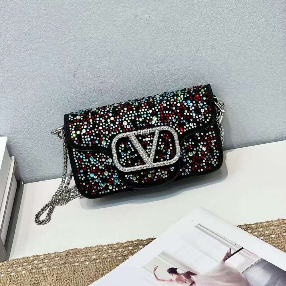 25 New Style Diamond-Encrusted Spring Summer Fashion Evening Handbag Internet Celebrity Trend High-Value Single Shoulder Crossbody Women's Bag