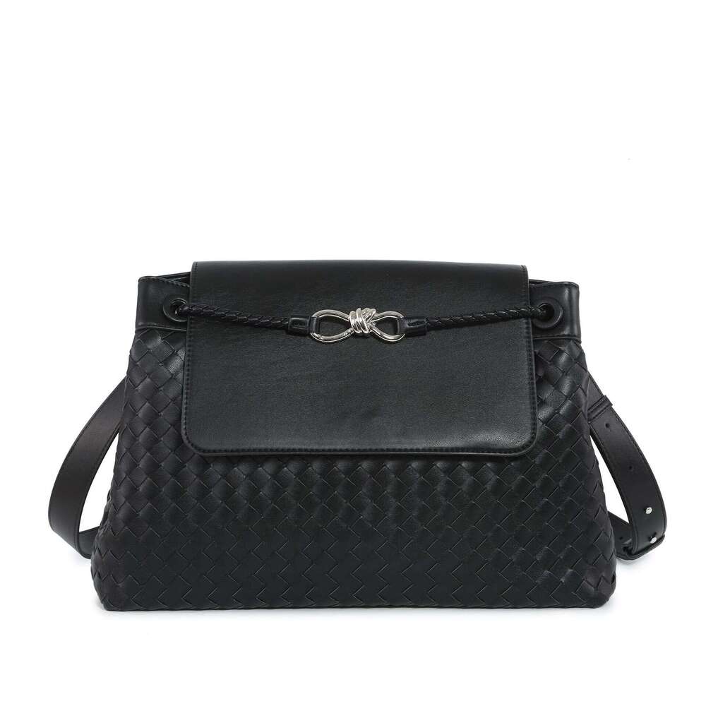 Spring Summer New Commuter Woven Bucket Large Capacity Versatile Shoulder Underarm Bag Y
