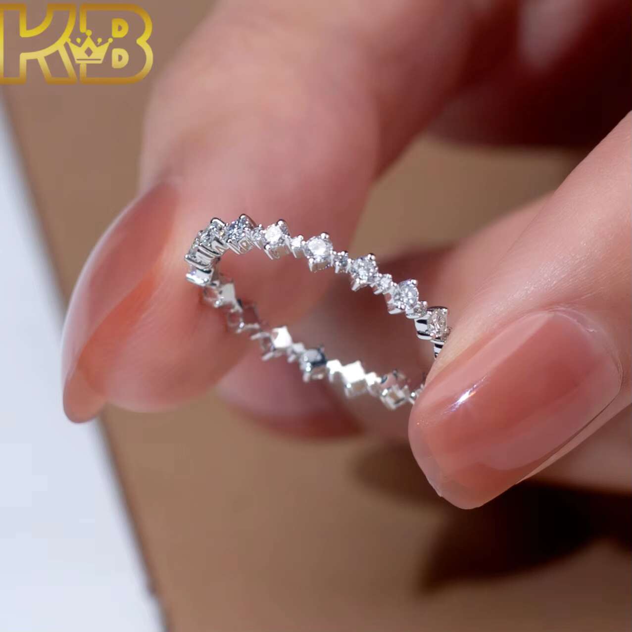 Premium Lab Created Diamonds Bridal Jewelry CVD HPHT Certified IGI 925 Silver Engagement Rings Wedding Bands Fashion Jewelry