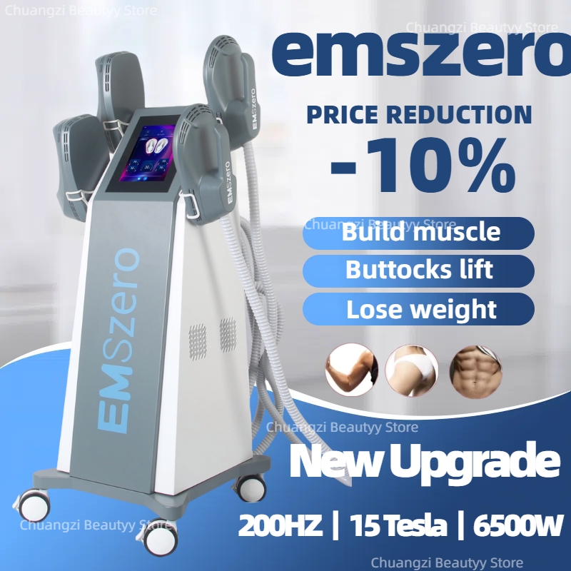 EMSZERO Muscle Building Device for Abdomen, Buttocks, Arms and Thighs Sculpting, Non-invasive Slimming and Body Shaping Treatments in Beauty Salons