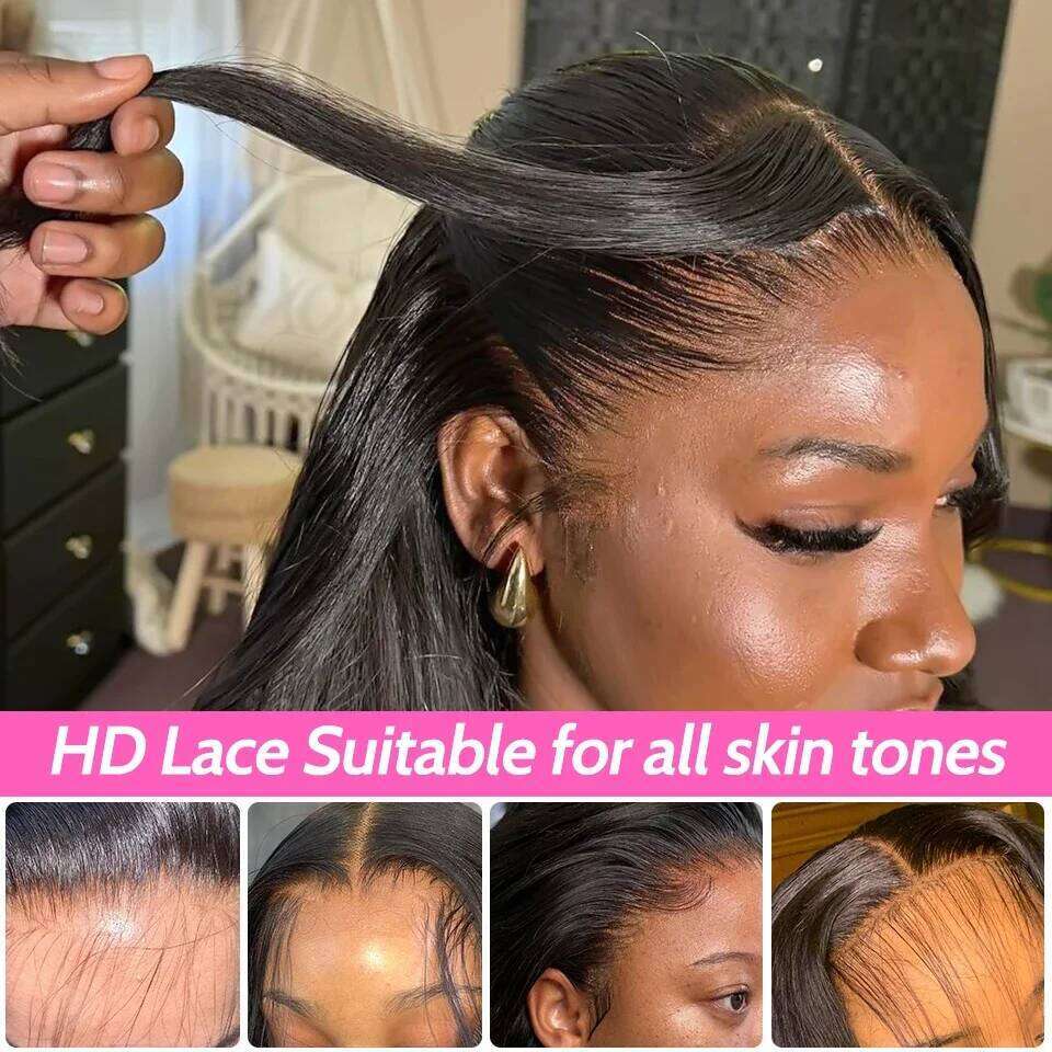 100% Vieamese Super Double Drawn Bone Straight Glueless Wigs Human 7x5 Ready To Wear Wig Raw Virgin Hair