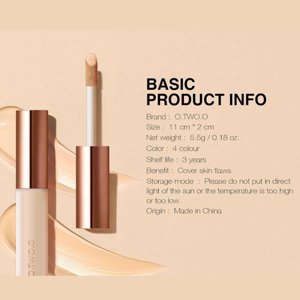 O.TWO.O Makeup Face Full Coverage Long Lasting Waterproof Liquid Base Eye Dark Circles Concealer X250701
