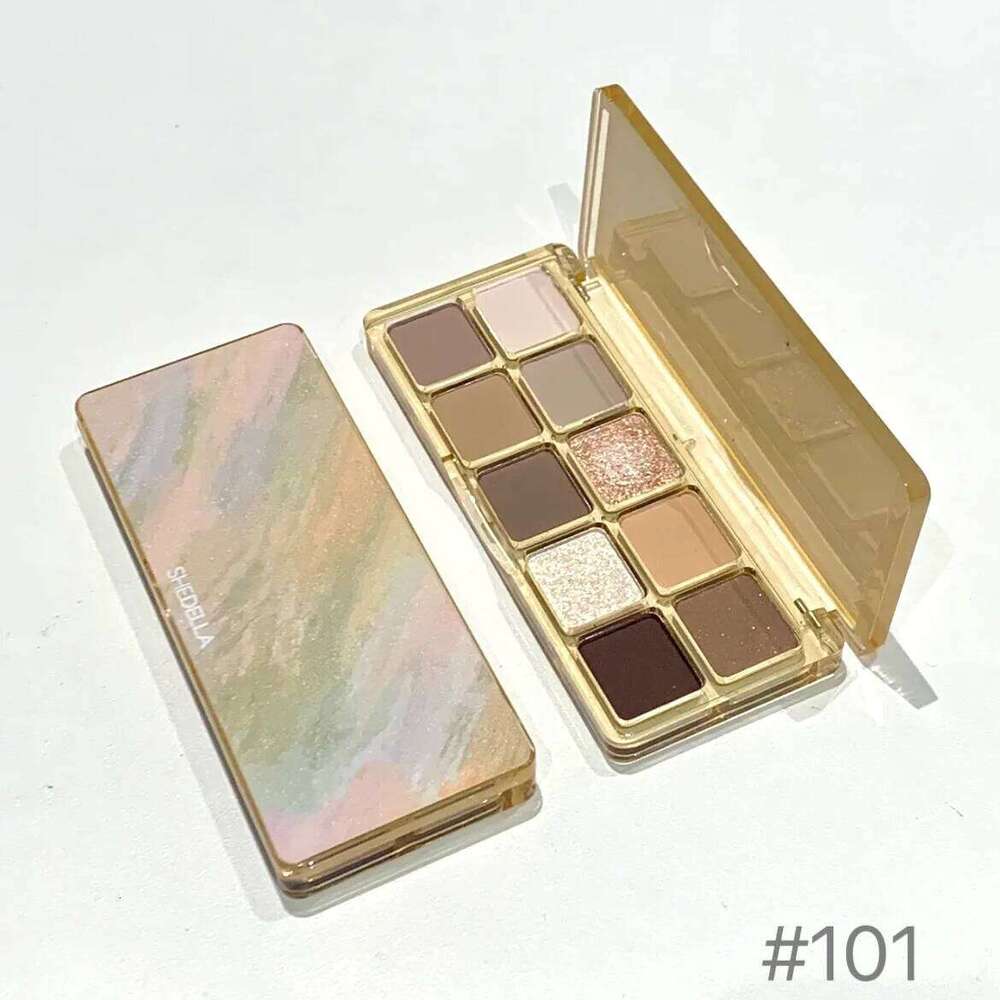 Shedella 10 Color Dream Eyeshadow Plate aron Colorful Matte Powder Eye Shadow Disk Sequins Makeup X250701