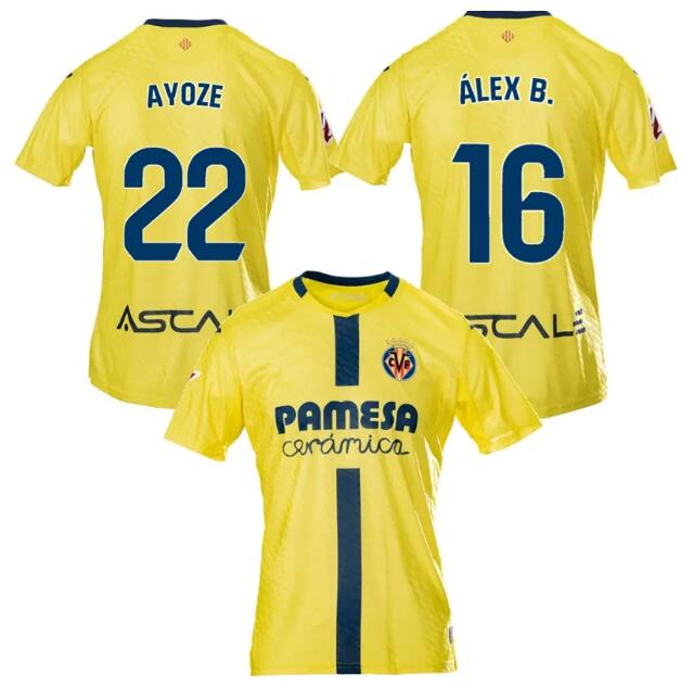 2025 2026 Villarreal CF Soccer Jerseys BUCHANAN COSTA AYOZE BARRY PAREJO FOYTH S.CARDONA YEREMY GERARD R.ALBIOL I.AKHOMACH ALEX B. 25 26 football shirt