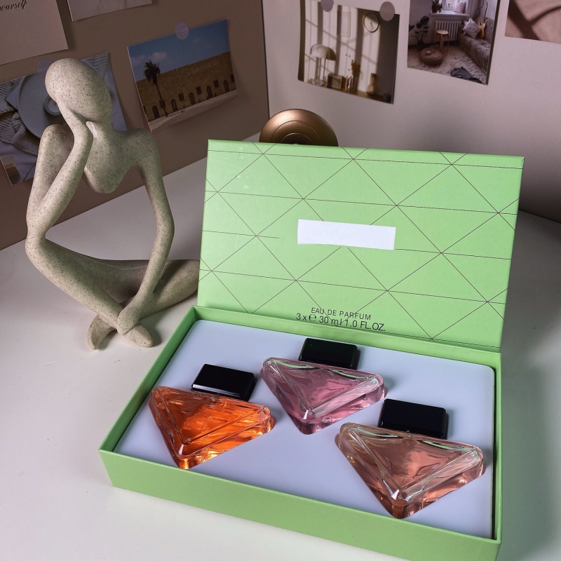 Quality Designer Women Fragrance INTENSE PERFUME EAU DE PARFUM 100Ml VAPORISATEUR SPRAY set 30ml*3 Lady Girl Cologne Long Lasting Good Smell