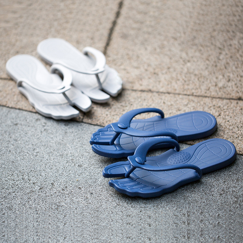 Portable folding slippers travel non-essential travel ultra-light swimming women's bathroom bath non-slip business travel supplies.