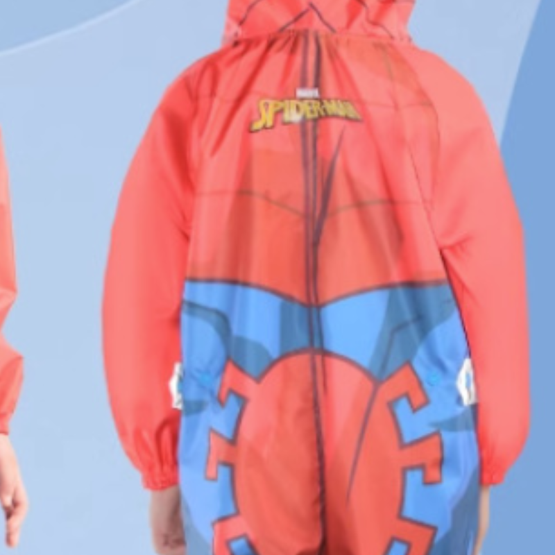 Disney Unisex Children's Raincoat with Big Brim Soft EVA Baby Raincoat Suitable for Little Kids Raincoat Children's Rain poncho for hiking W