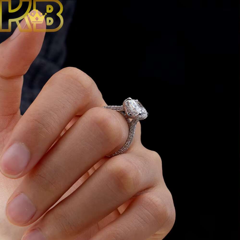 CVD Lab Grown Diamond Ring HPHT Technology IGI Certified Lab Diamond Jewelry Eco Friendly Bridal Eternity Band