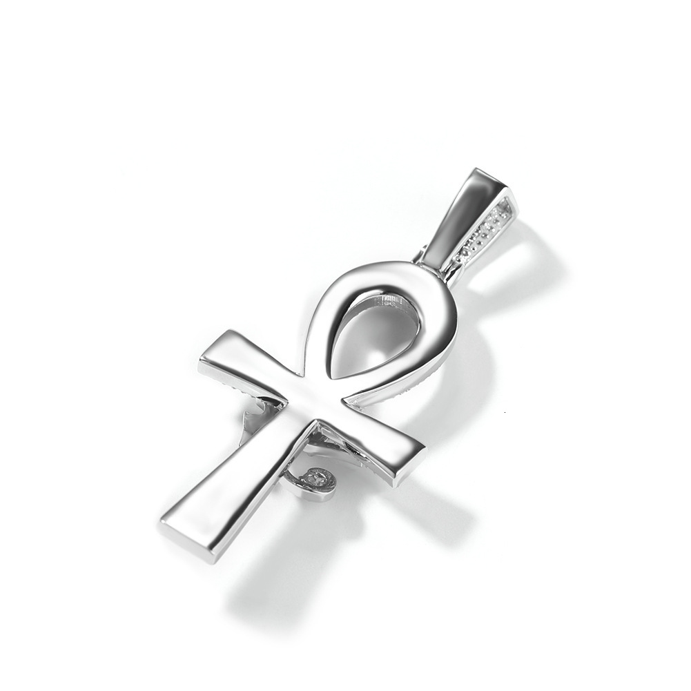 Luxury Jewelry High Quality Hip Hop Spring New Eye of Horus Ankh Cross Pendant Versatile Designer Accessory Pass the diamond tester