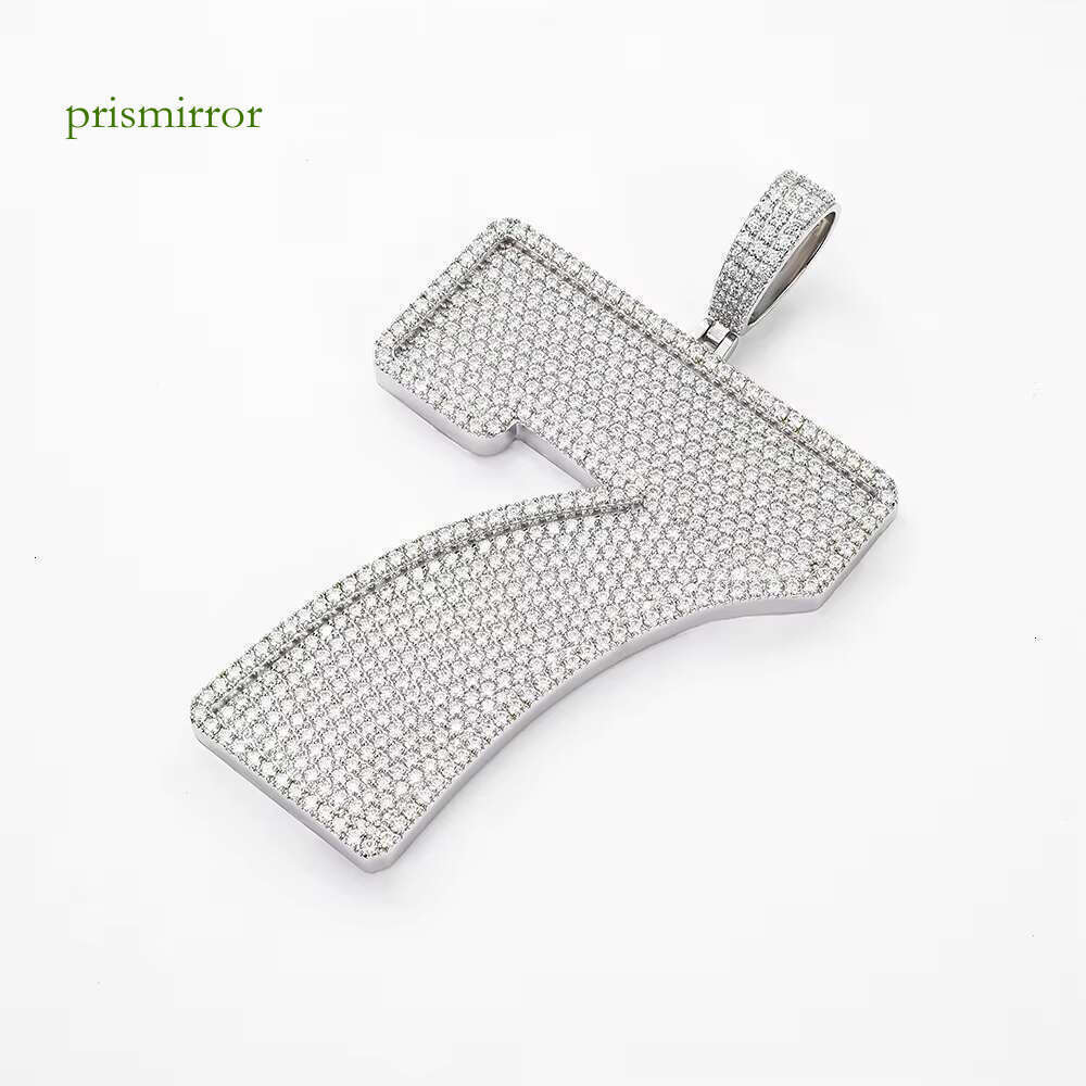 Sier jewelry hip-hop pendant made of frozen silica