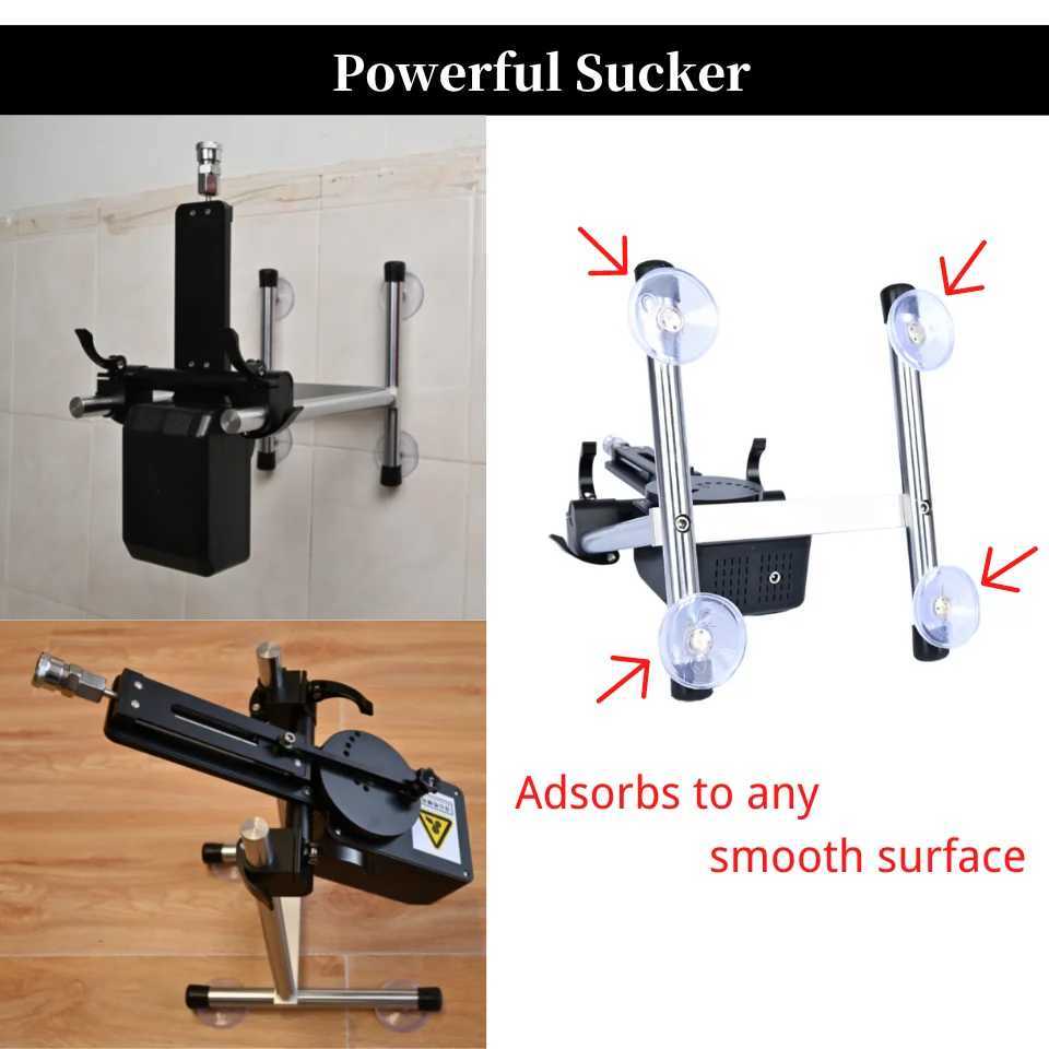 Rough Beast Female Sex Machine Automatic Masturbation Pump Gun Remote Control Adult Sex Machine and Big Dildo Sex Machine Toy W250702