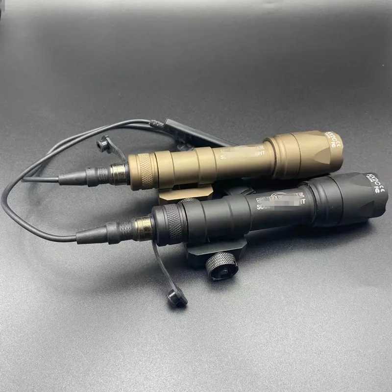 Tactical SureFire M600 M600C Airsoft Weapon Flashlight Hunting Scout Torch Rifle AR15 Gun Light Button Remote Switch XJ250701
