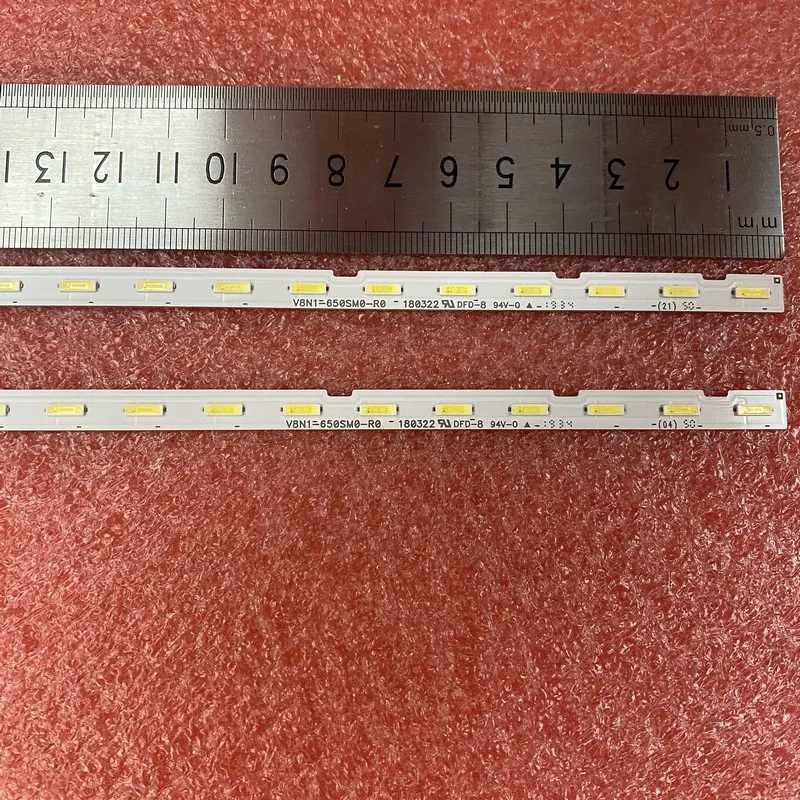 LED Backlight Strip For Samsung UA65RU7100 UE65RU7172U UE65NU6025K UE65NU7100U UE65RU7100 UE65NU7100 UN65RU7100 UN65RU7200 W250701