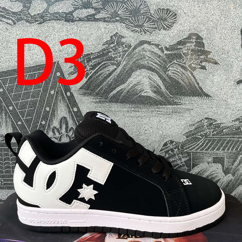 Dc Shoe Designer Formal Shoes Mens Sneaker Womens Trainer Trendy Casual Shoes Denim Canvas Leather Fashion Thick Platform Height Increase Size 36-45 Ff0