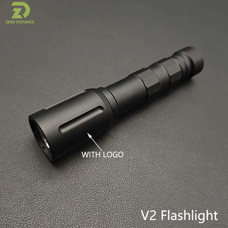 Tactical Gear PlhV2 Flashlight LED White High Power Metal Light 1000 Lumens AR15 HK416 Airsoft Hunting Weapon Scout LightXJ250701