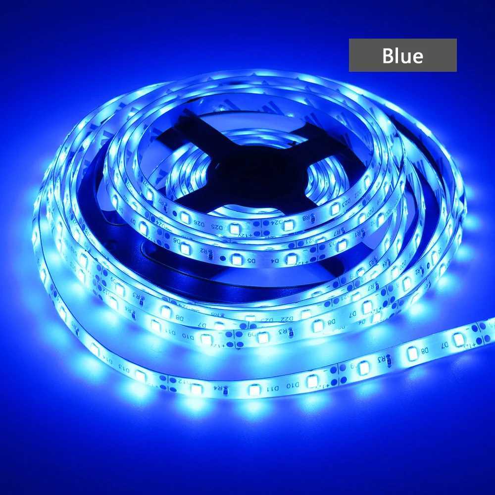 New 5meter/pack LED Strip Light Garland Gaskets 5m SMD 2835 Flexible DC 12V Diode Tape Wire Christmas Lamp 300LEDs W250701