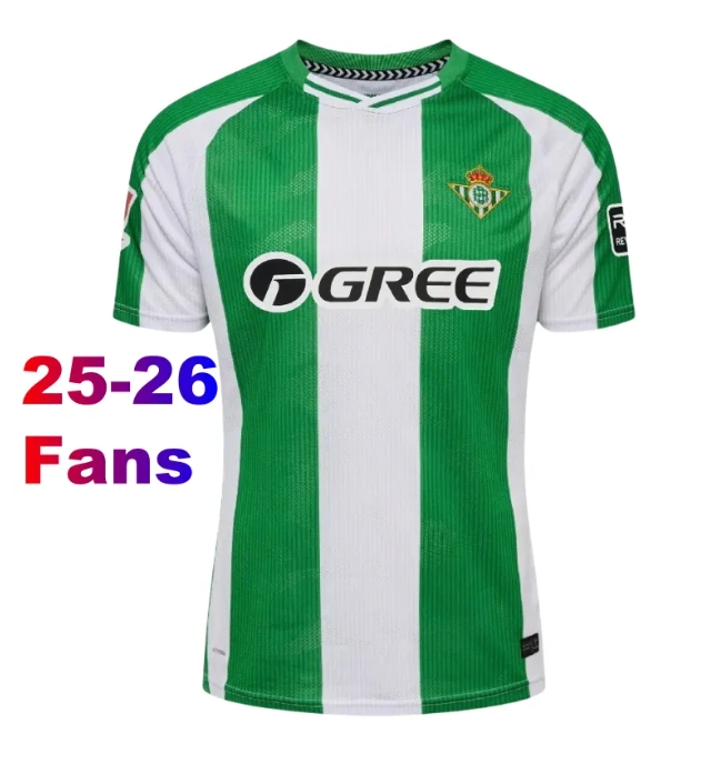 25 26 Real Betis ANTONY ISCO Soccer Jerseys 2025 JOAQUIN FEKIR BIGLESIAS CANALES WILLIAN J Shirt WILLIAM CAMARASA JUANMI RUIZ Men Kids Kit Football Sh