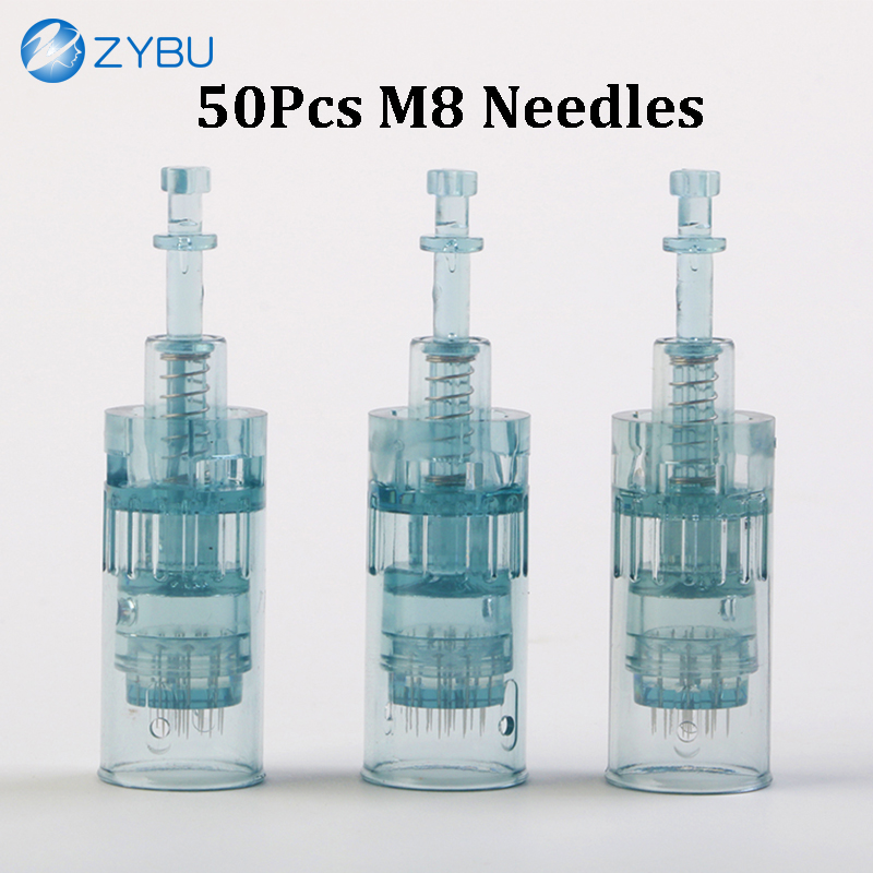 50Pcs M8 Pen Needles Cartridge Bayonet 11/24/16/36/42/Nano Needle MTS Micro Needling For Dr.Pen M8 Use