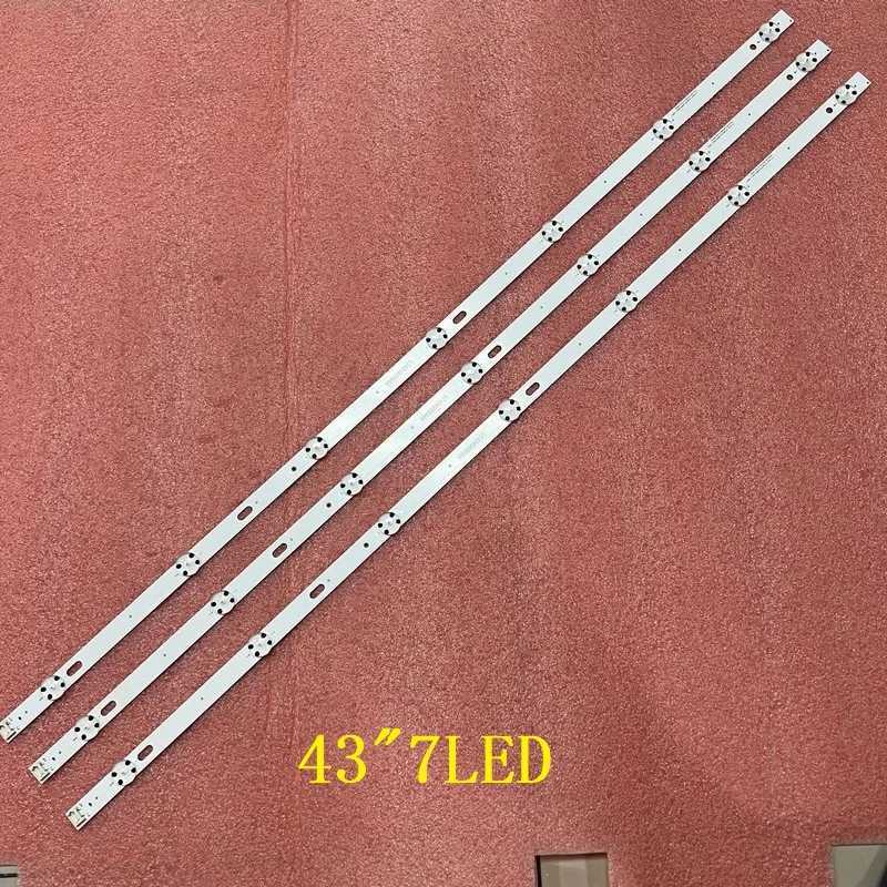 LED Backlight strip(3) for TV 43UJ635V 43UJ675V 43UK6300PLB 43UJ651V 43UJ634V 43UJ630V 43UJ561V 43UJ655V LC43490059The LC43490058A W250701