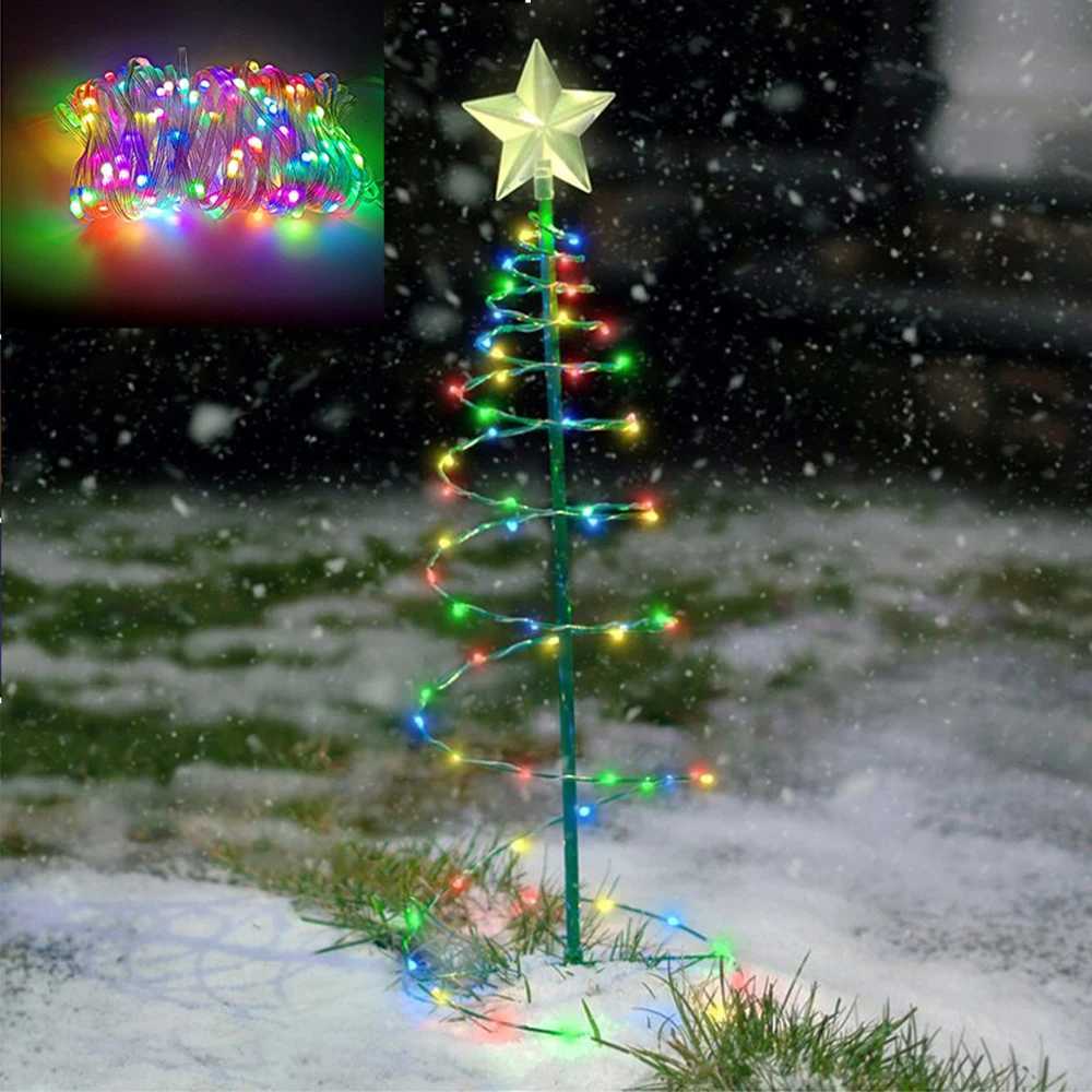 WS2812B Led String Addressable Individually Birthday Decor Christmas Lights IP68 Outdoor Waterproof Wire Decoration 5V 5050 RGB W250701