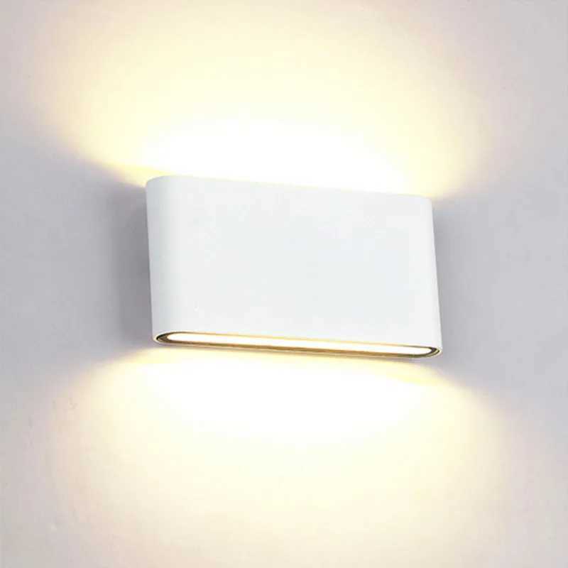 Modern Waterproof outdoor 6W 12W LED wall lamp IP65 Aluminum UP and Down Wall Light Garden porch Sconce Decoration Light 110V 22 XJ250624