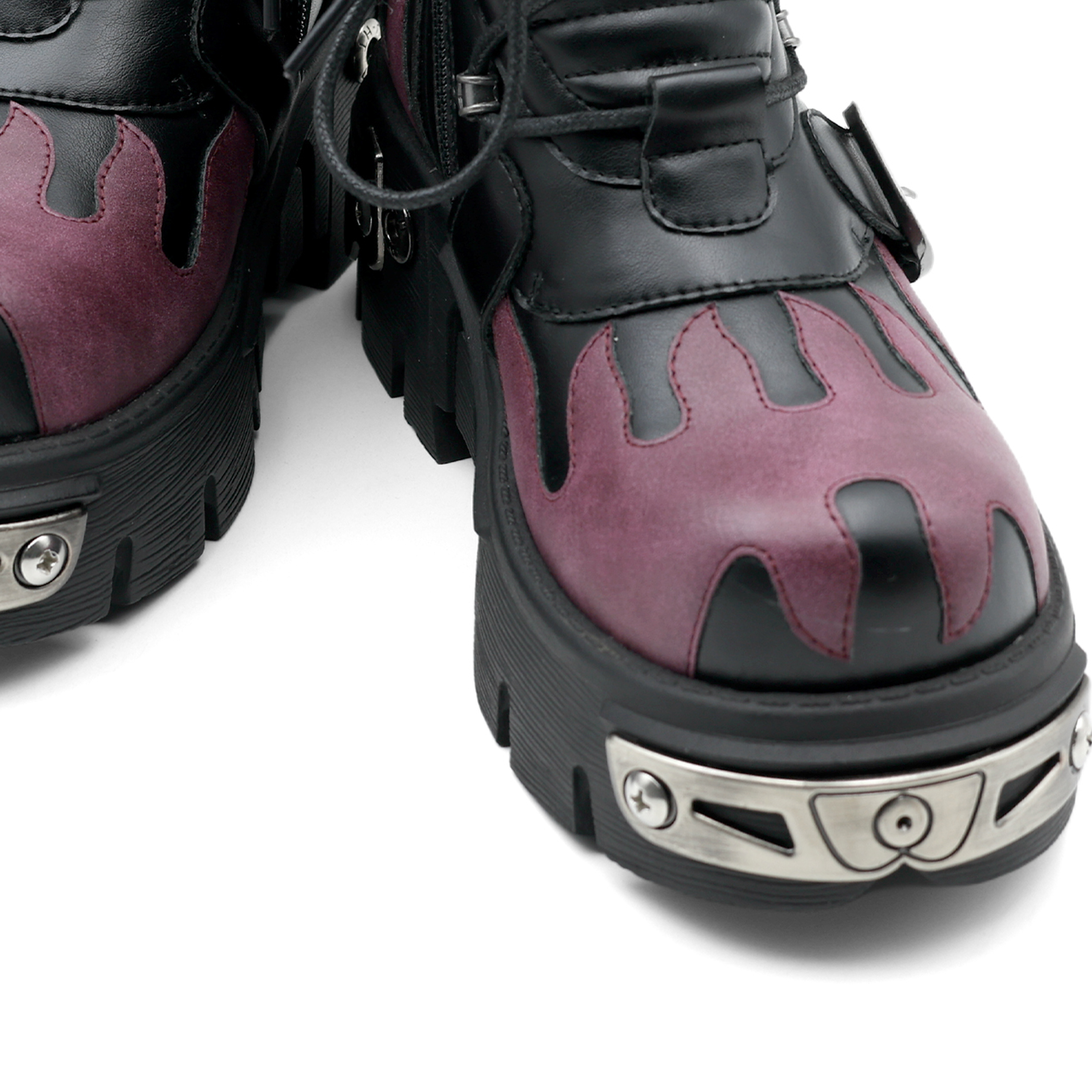 Trendsetting Female Hi-Top Sneakers Combining Comfort & Fashion Ideal for a Spiked Up Look