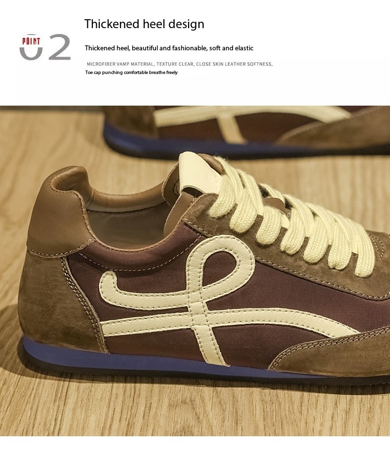 Sports and leisure shoes 2025 new summer breathable mesh German training men's Forrest shoes thin, height increasing and lightweight