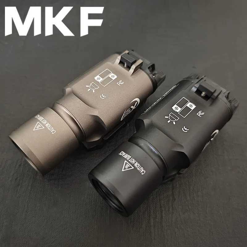 Tactical X300 X300U Pistol Gun Flashlight LED White 600 Lumens Hunting Weapon light Fit 20MM Picatinny Rail 1911 Scout light XJ250701