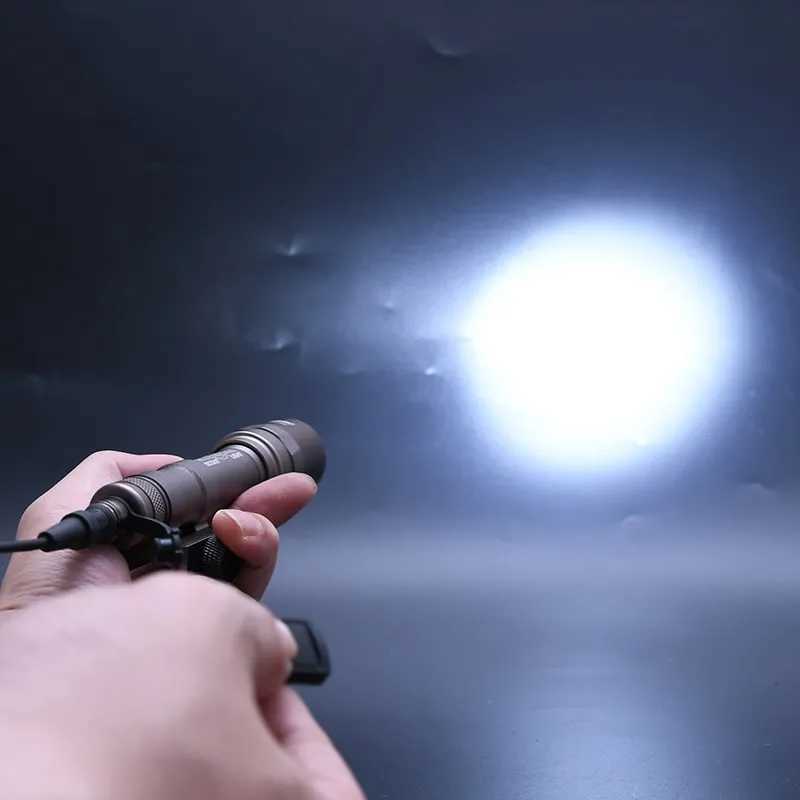 Tactical Surefire M600U M300C M600 Airsoft Mini Light Rifle Weapon Metal LED White Flashlight Torch Lanterna Hunting Weapon XJ250701