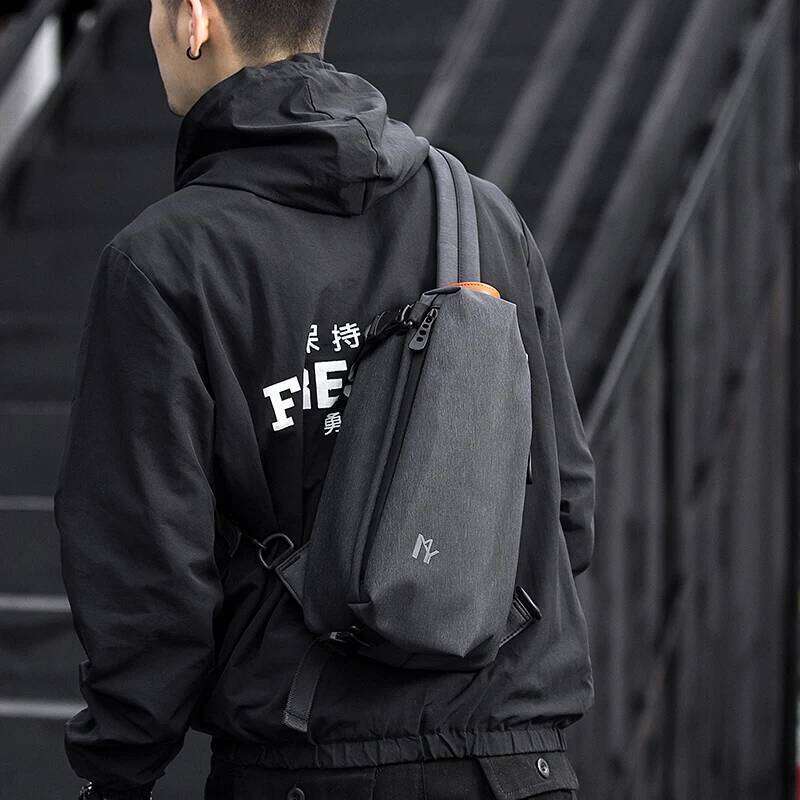 Multifunction Fashion Casual Anti Theft for Male Single Shoulder Sling Bag Chest Durable Mini Travel Pouch