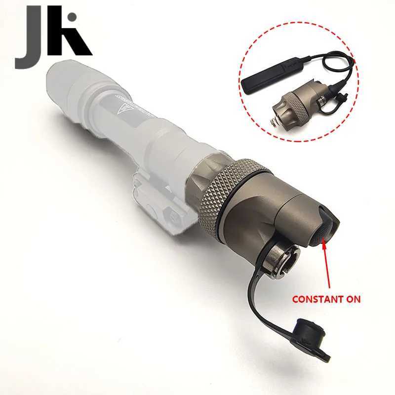 Tactical M300 M600 PLH V2 Flashlight Remote Pressure Switch Dual Function Control SF Plug Airsoft Hunting Scout Light Switch XJ250701