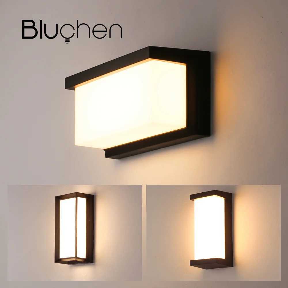 Outdoor Wall Lamp LED 24W Waterproof Outside Wall Lights AC90-260V Exterior Wall Sconces for Hotel Villa Big Porch Garden Gate XJ250624