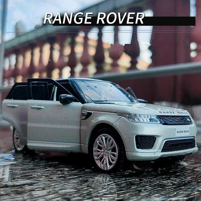 1 32 Range Rover Sports SUV Alloy Car Model Diecasts Metal Toy Off-road Vehicles Car Model Sound and Light Simulation Kids Gifts W250702