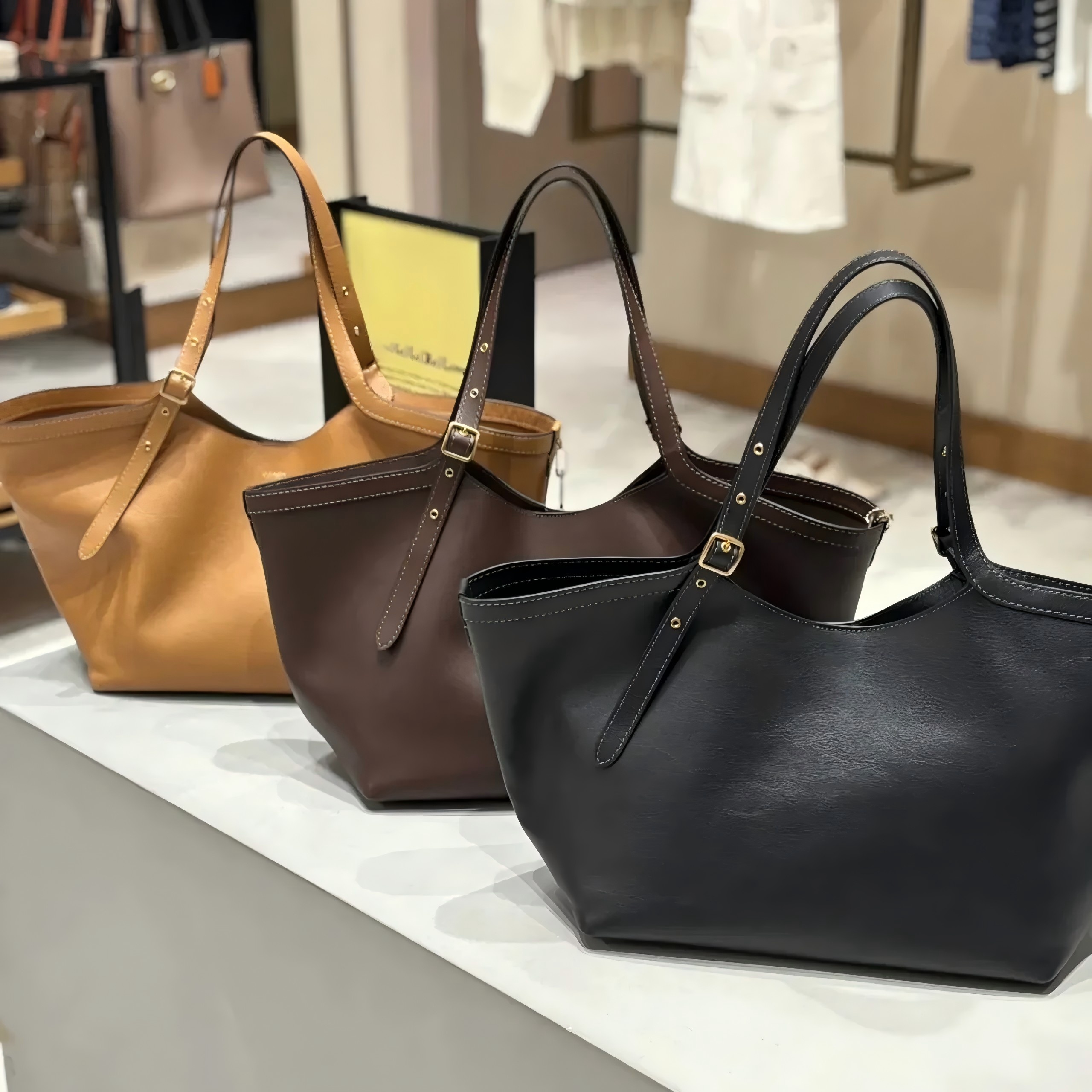 Designer Gramercy Tote Bags Shoulder Magnetic Open Shopping Diagonal Cross Bag Large Capacity Leather Handbag