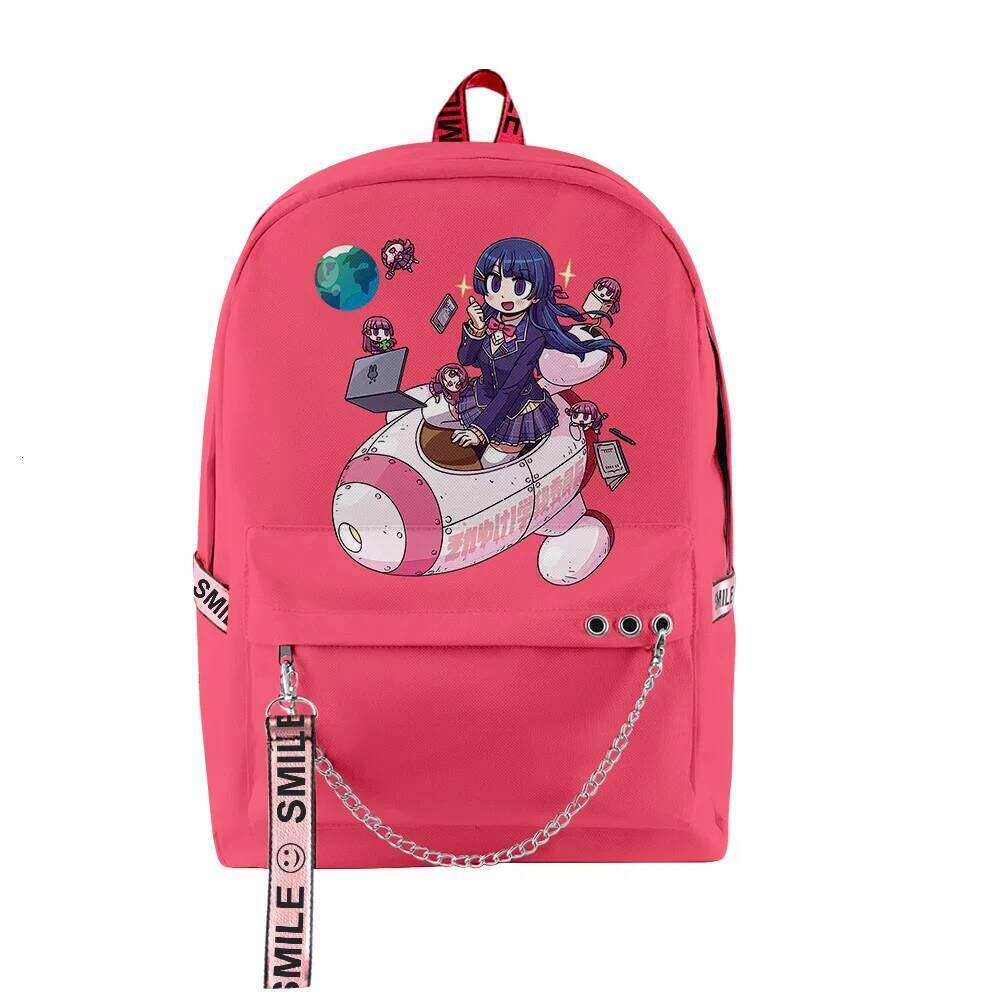Fashion Novelty Tsukino Mito VTuber Anime 3D Print School Bags Unisex Oxford Waterproof Notebook multifunction Travel Backpacks