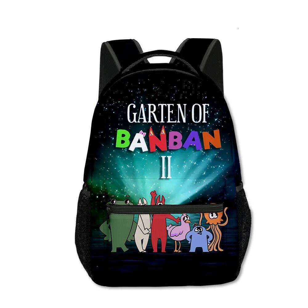 Novelty Cool Garten of Ban student Bookbag Notebook 3D Print Oxford Waterproof Boys/Girls Travel Backpacks