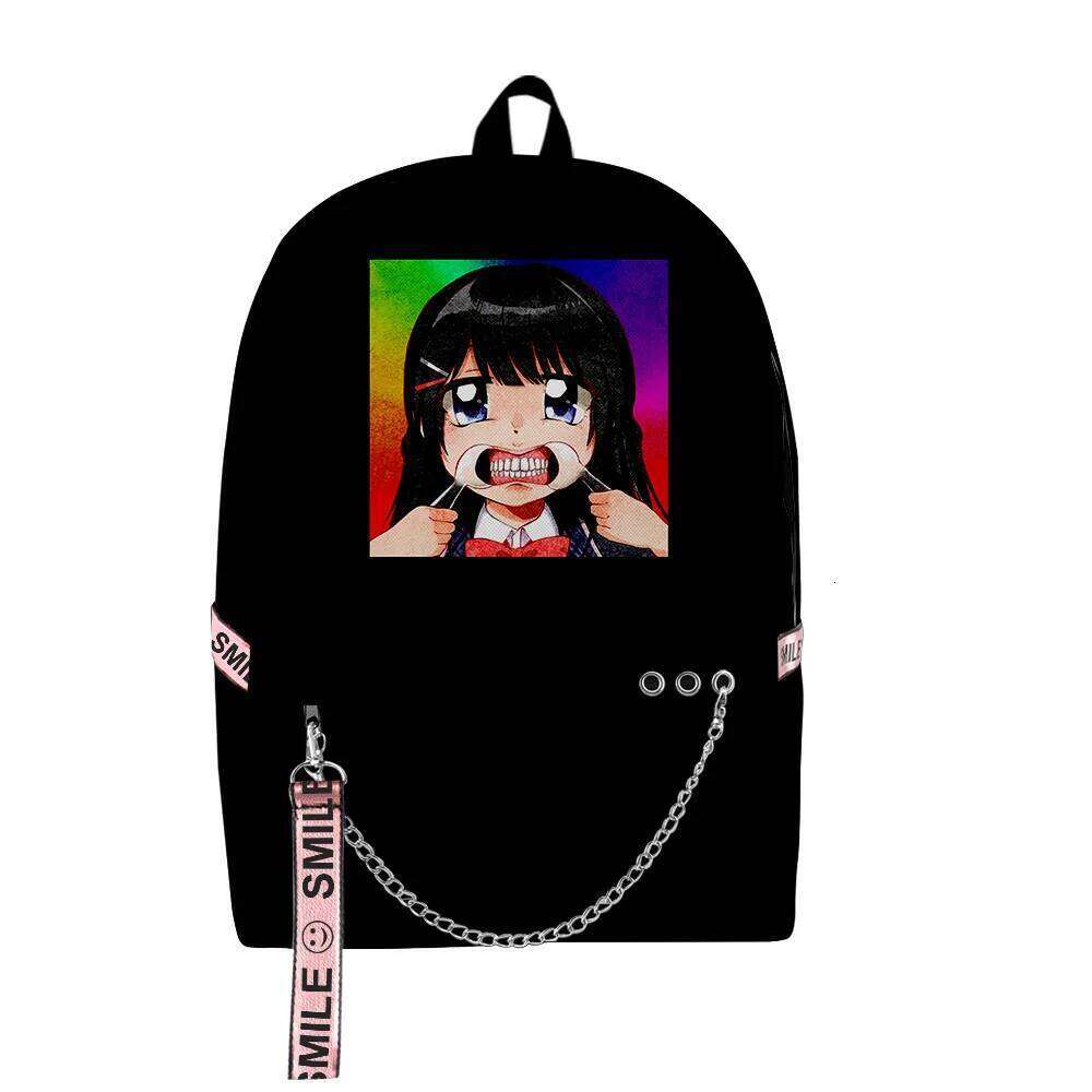 Fashion Novelty Tsukino Mito VTuber Anime 3D Print School Bags Unisex Oxford Waterproof Notebook multifunction Travel Backpacks