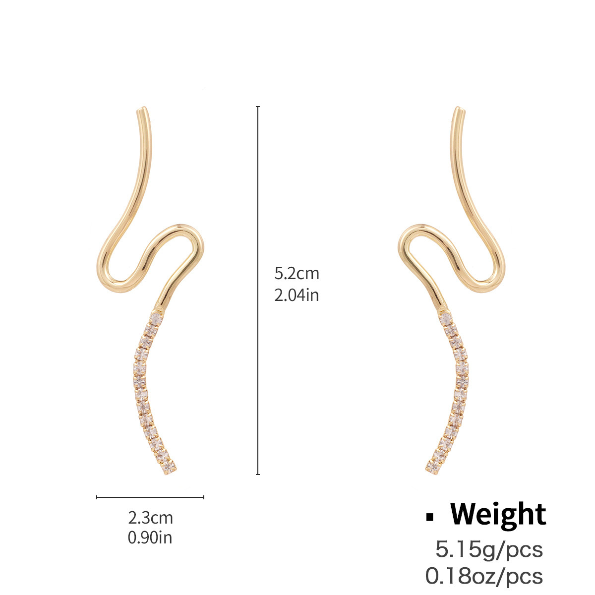 Classic Designer Earrings Earrings European And American Design Line Face Ladies' Jewelry Earrings Mask Geometric Copper Inlaid Zircon HOOP Hoop 
