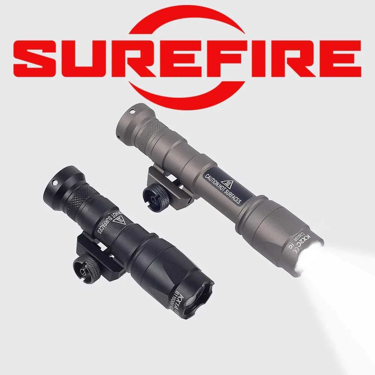 Airsoft Surefir M600C M600 M300 Tactical Scout Light AR15 Rifle Weapon Flashlight LED Hunting Spotlight SF M300A Gun lampXJ250701