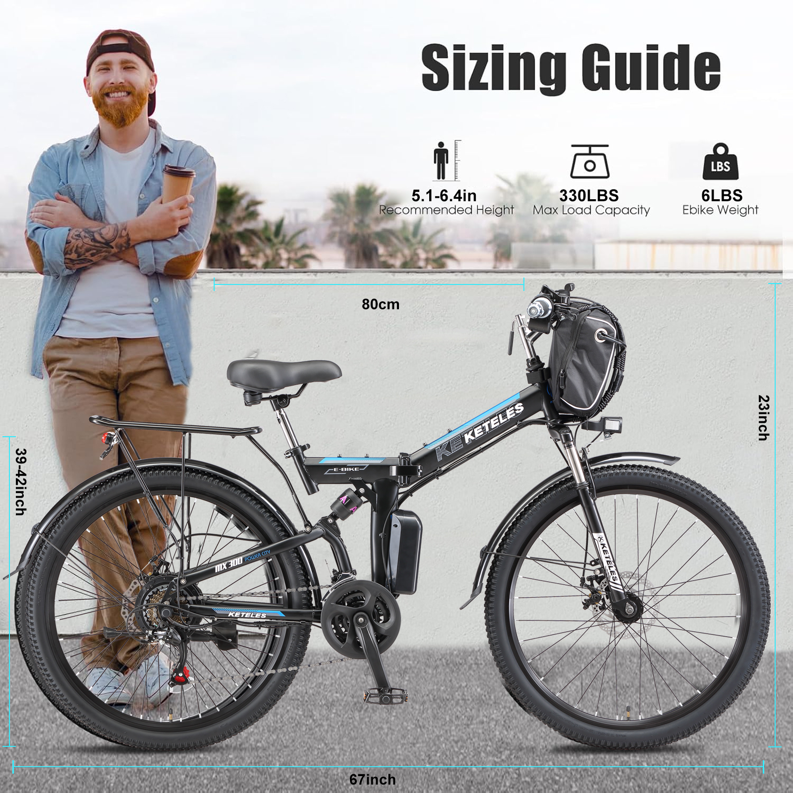 Adult-Friendly Electric Mountain Bike: 1000W Powerful Motor, 26" Tires & Robust Frame,Folding E-Bike