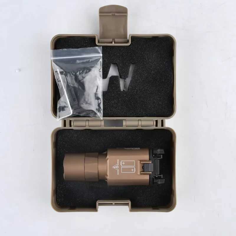 Tactical Surefire X300U X300 Ultra X300U-A Flashlight 600 Lumens LED Pistol Light Airsoft Rifle Hunting Gun Weapon Light 20MM Rail XJ250701